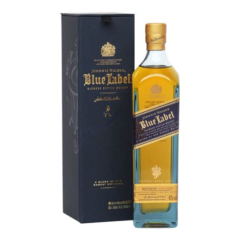 check bottle number blue label|blue label whiskey size.